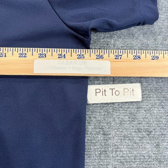 Under Armour Tech Polo Shirt Mens 2XL Blue Short Sleeve HVAC Sure Comfort Logo - Picture 8 of 10